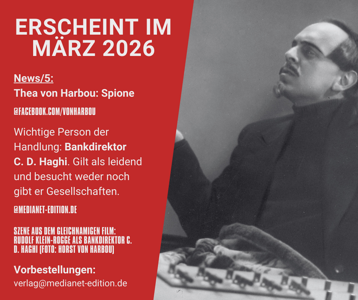 Werbe-Post für den Roman