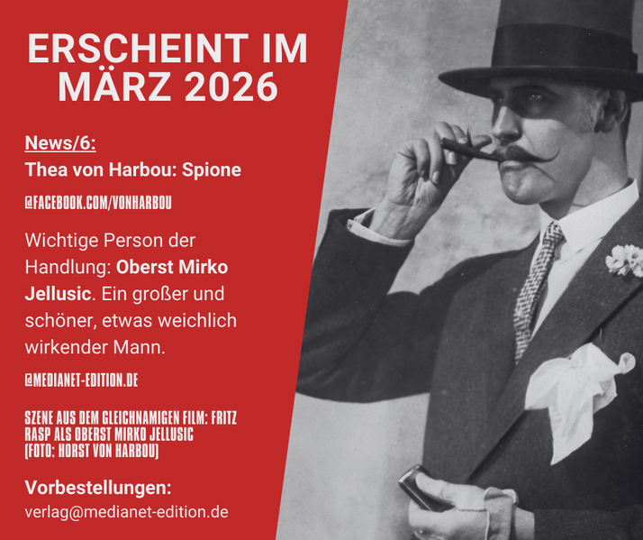 Werbe-Post für den Roman